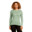 Icebreaker Merino 200 Oasis Long Sleeve Crew Thermal Top - Womens, Seaglass, Large, IB1043750GZL