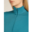 Icebreaker Merino 200 Oasis Long Sleeve Half Zip Thermal Top - Womens, Topaz, Large, IBB043800GQL