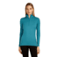 Icebreaker Merino 200 Oasis Long Sleeve Half Zip Thermal Top - Womens, Topaz, Large, IBB043800GQL