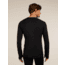 Icebreaker Merino 200 ZoneKnit Long Sleeve Crew Thermal Top - Mens, Black, Extra Large, IB0A579O001XL
