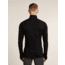 Icebreaker Merino 200 ZoneKnit Long Sleeve Half Zip Thermal Top - Mens, Black, Extra Large, IB0A57CH001XL