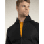 Icebreaker Merino 260 Quantum LS Zip Hoodie - Mens, Black, Small, IBBA56W2001S