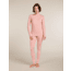 Icebreaker Merino 260 Tech Long Sleeve Crew Thermal Top - Womens, Blush, Large, IB1043870GUL