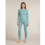 Icebreaker Merino 260 Tech Long Sleeve Crew Thermal Top - Womens, Hydro, Small, IB104387451S