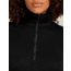 Icebreaker Merino 260 Tech Long Sleeve Half Zip Thermal Top - Womens, Black, Medium, IBB04390001M