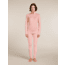 Icebreaker Merino 260 Tech Long Sleeve Half Zip Thermal Top - Womens, Blush, Medium, IBB043900GUM