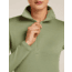 Icebreaker Merino 260 Tech Long Sleeve Half Zip Thermal Top - Womens, Lichen, Large, IBB04390A74L