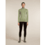 Icebreaker Merino 260 Tech Long Sleeve Half Zip Thermal Top - Womens, Lichen, Large, IBB04390A74L