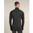 Icebreaker Merino 260 ZoneKnit Long Sleeve Half Zip Thermal Top - Mens, Jet HTHR, Large, IB0A57CJ011L