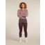 Icebreaker Merino 260 ZoneKnit Long Sleeve Half Zip Thermal Top - Womens, Java/Summit/CB, Small, IB0A57CM0JQS