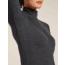 Icebreaker Merino 260 ZoneKnit Long Sleeve Half Zip Thermal Top - Womens, Jet HTHR, Large, IB0A57CM011L