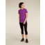 Icebreaker Merino Blend 125 Cool-Lite Sphere SS T-Shirt - Womens, Passion, Extra Small, IB0A56ZO0A3XS
