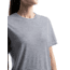 Icebreaker Merino Linen SS Tee Stripe - Womens, Snow/Midnight Navy/S, Small, IB0A56ZYA78S