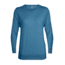 Icebreaker Mira Long Sleeve Crewe - Women's, Thunder, Large, 104178403L