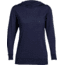Icebreaker Mira Long Sleeve Hood - Women's -Admiral Heather-X-Large