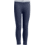 Icebreaker Oasis Leggings - Kids'-Fathom Heather/Blizzard Heather-8