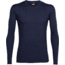 Icebreaker Oasis Long Sleeve Crew Top - Men's-Fathom Heather-Medium