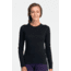 Icebreaker Oasis Long Sleeve Crew Top - Women's-Black-X-Large
