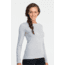 Icebreaker Oasis Long Sleeve Crew Top - Womens-Blizzard Heather-X-Large