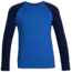 Icebreaker Oasis Long Sleeve Crewe - Kids'-6-Pelorus/Admiral