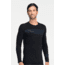 Icebreaker Oasis Long Sleeve Crewe Surge Top - Men's-Black-Large