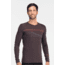 Icebreaker Oasis Long Sleeve Crewe Surge Top - Men's-Walnut-Large