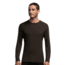 Icebreaker Oasis Long Sleeve Crewe Top - Men's-Chocolate Overdye-Large
