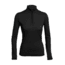 Icebreaker Oasis Long Sleeve Half Zip, Black, XL, 100515001XL