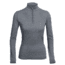 Icebreaker Oasis Long Sleeve Half Zip, Gritstone Hthr, XL, 100515003XL