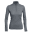 Icebreaker Oasis Long Sleeve Half Zip Top - Women's-Gritstone Heather-Medium