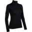 Icebreaker Oasis Long Sleeve Half Zip Top - Womens-Black-Medium