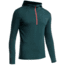 Icebreaker Oasis Long Sleeve Hood - Mens-Nori Heather/Clay-Large