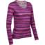 Icebreaker Oasis Long Sleeve V Shoreline Top - Women's-Magenta-Large