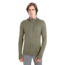 Icebreaker Quantum III Long Sleeve Zip Hoodie - Mens, Loden, Large, IB0A59JX069L