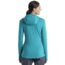 Icebreaker Quantum III Long Sleeve Zip Hoodie - Womens, Flux Green/Ether/Cb, Medium, IB0A59JW859M
