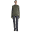 Icebreaker Quantum III Long Sleeve Zip Hoodie - Womens, Loden, Large, IB0A59JW069L