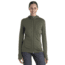 Icebreaker Quantum III Long Sleeve Zip Hoodie - Womens, Loden, Large, IB0A59JW069L