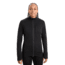 Icebreaker Quantum III Long Sleeve Zip Jacket - Womens, Black, Small, IB0A56FO001S
