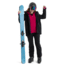 Icebreaker RealFleece Descender Long Sleeve Zip Hood Jacket - Womens, Electron Pink/Tempo, Medium, IB104491933M