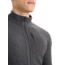 Icebreaker RealFleece Descender Long Sleeve Zip Jacket - Mens, Jet Heather/Black, Large, IB104853A01L