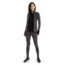 Icebreaker RealFleece Descender Long Sleeve Zip Jacket - Womens, Jet Heather/Black, Medium, IB103900A01M