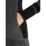 Icebreaker RealFleece Descender Long Sleeve Zip Jacket - Womens, Jet Heather/Black, Medium, IB103900A01M