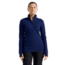 Icebreaker RealFleece Descender Long Sleeve Zip Jacket - Womens, Royal Navy, Small, IB103900466S