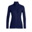 Icebreaker RealFleece Descender Long Sleeve Zip Jacket - Womens, Royal Navy, Small, IB103900466S