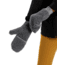 Icebreaker RealFleece High Pile Mittens, Gritstone Heather, Large, IB0A59JY004L