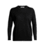 Icebreaker Shearer Crewe Sweater - Womens, Black, Large, 104822001L