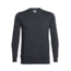 Icebreaker Shifter Long Sleeve Crewe, Jet Hthr, S, 103859001S