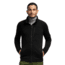Icebreaker Sierra Long Sleeve Full Zip Jacket - Mens-Black-Large