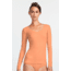 Icebreaker Siren Long Sleeve Sweetheart Botanical Top - Women's-Peach-X-Small