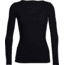 Icebreaker Siren Long Sleeve Sweetheart Top - Women's, Black, Extra Small, IB103194001XS